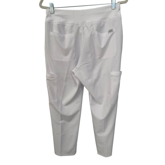 Dickies EDS Essentials Natural Rise Tapered Leg Pant Womens M White Scrub Pants - Picture 4 of 11